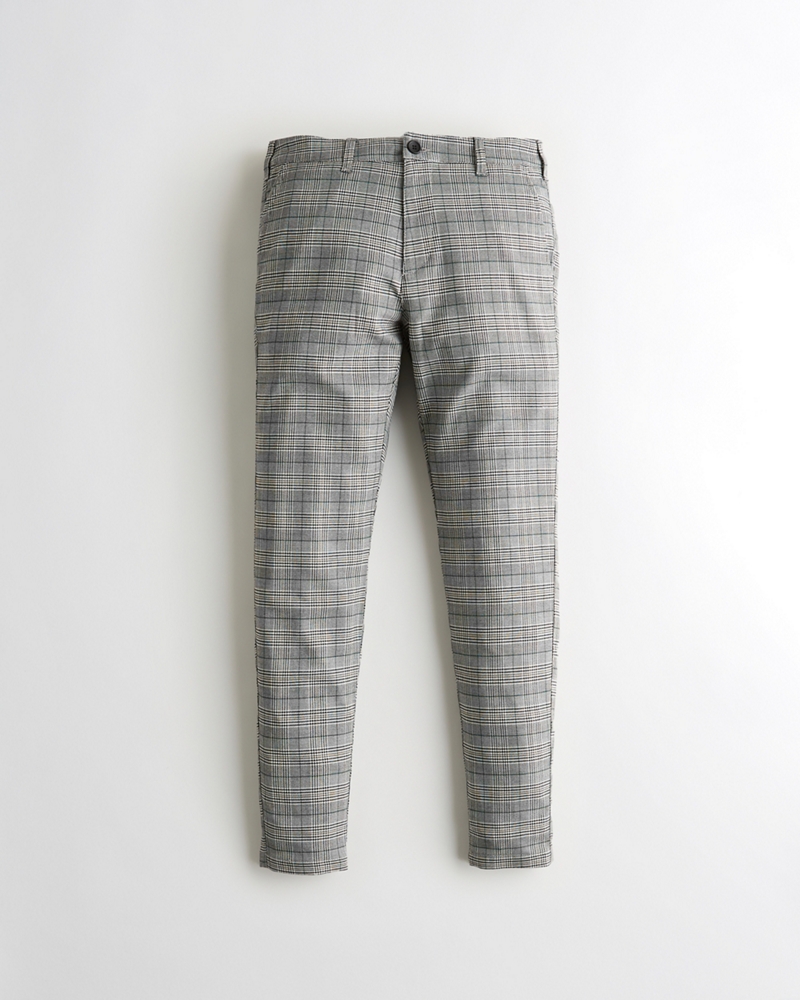 hollister green plaid pants