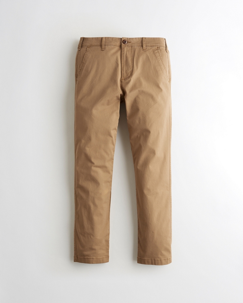 Hollister Epic Flex Slim Straight Chino Pants - 