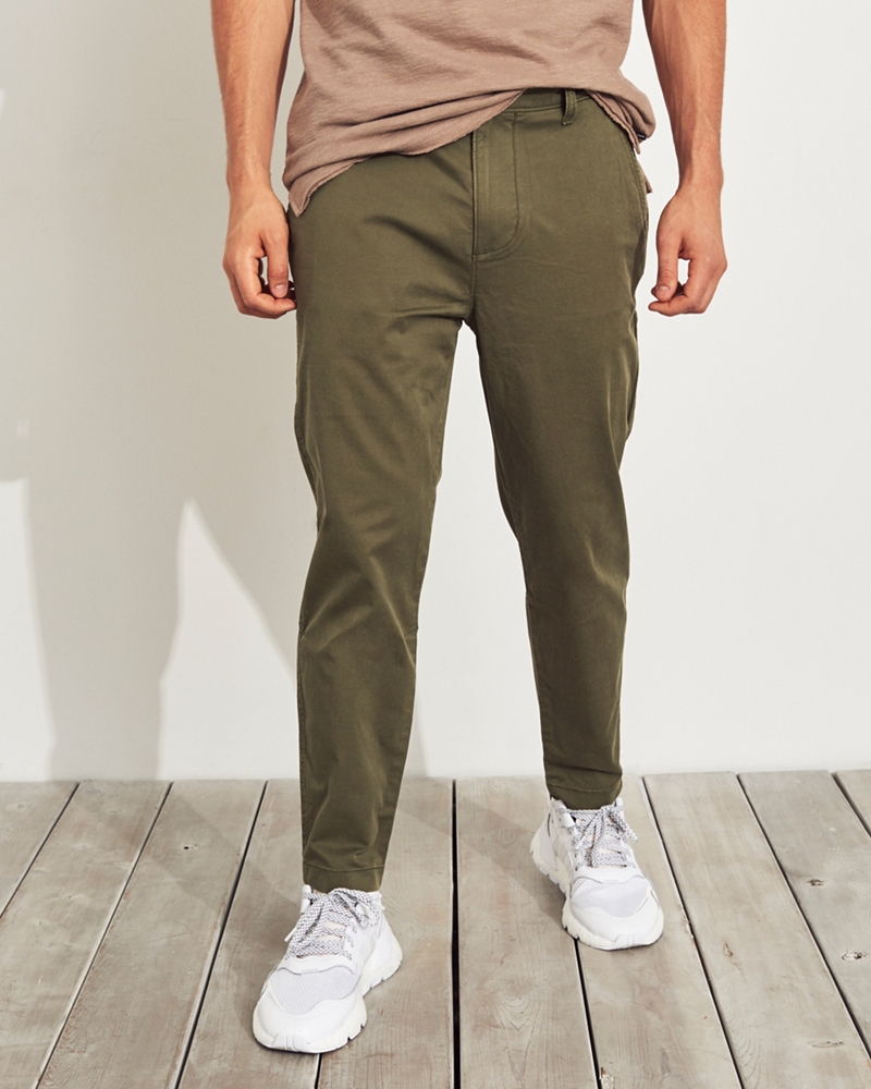 hollister epic flex taper chino pants