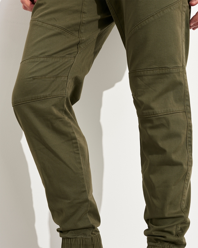 advanced stretch skinny twill jogger pants