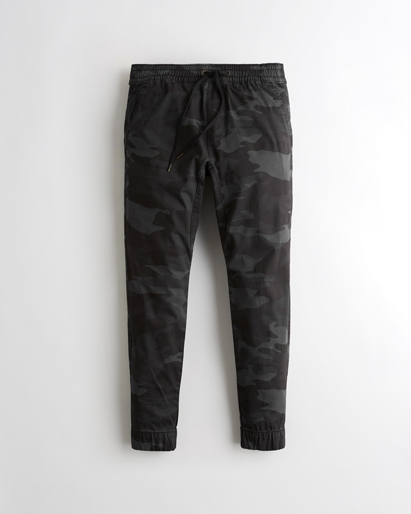 stretch twill joggers