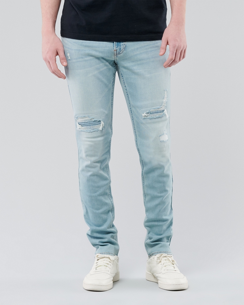 hollister stacked jeans