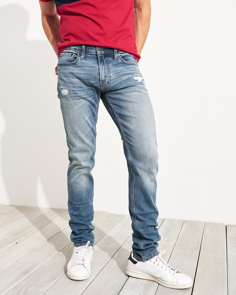 stacked skinny jeans hollister