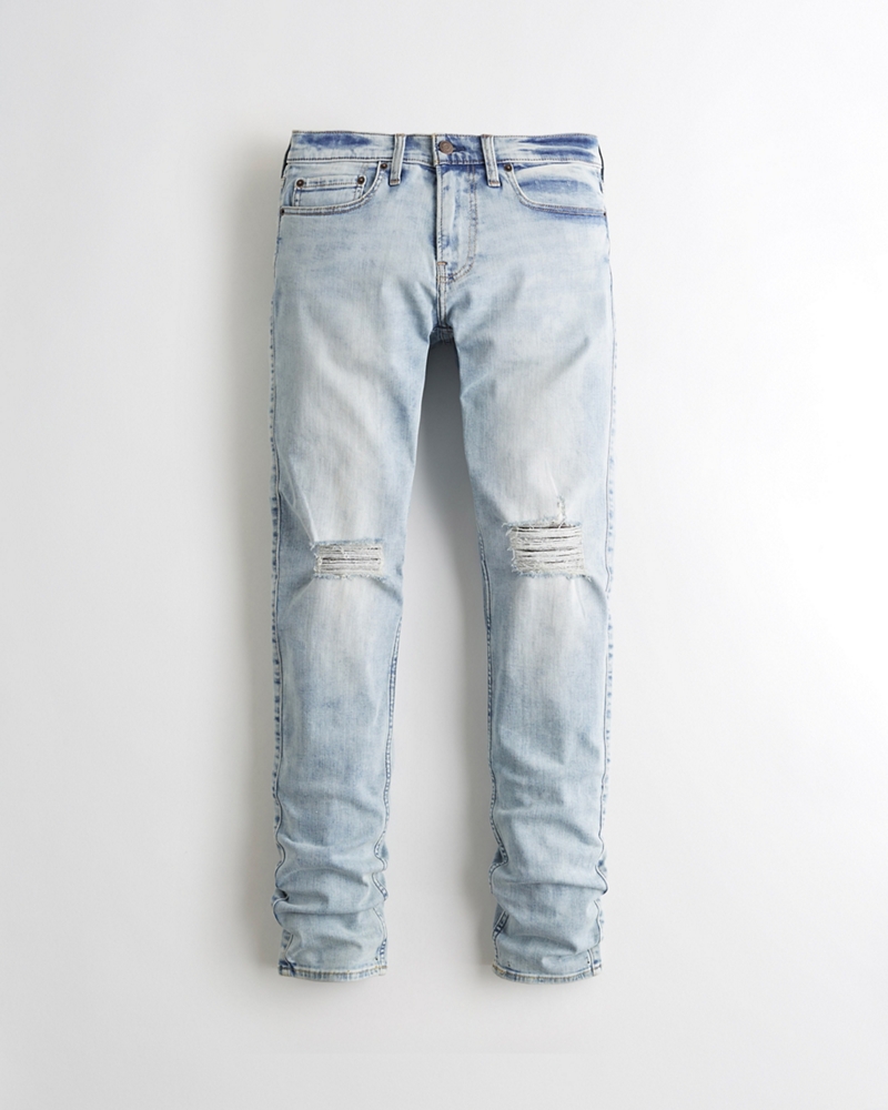 hollister stacked skinny jeans