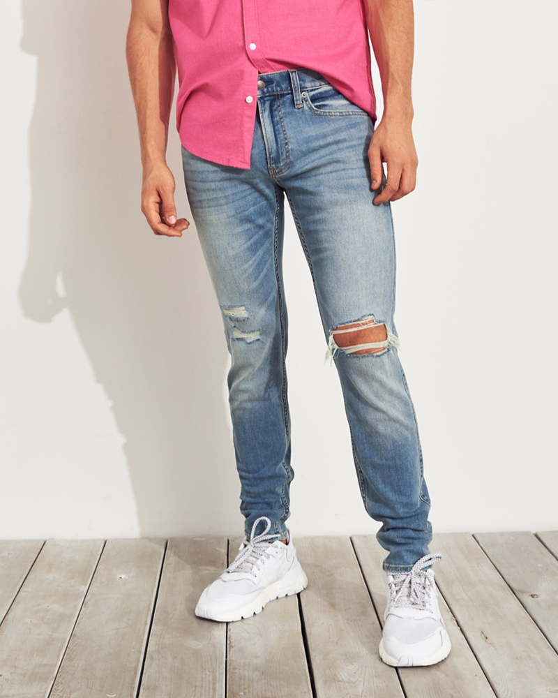 advanced stretch super skinny jeans hollister