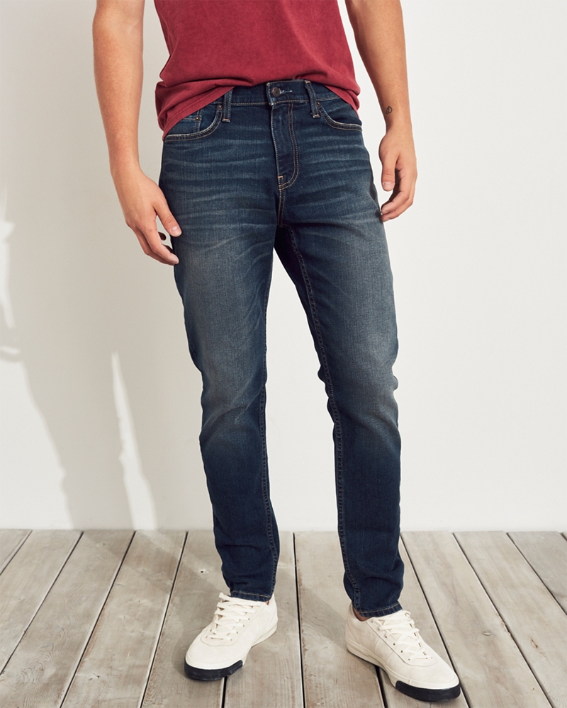 hollister epic flex taper jeans