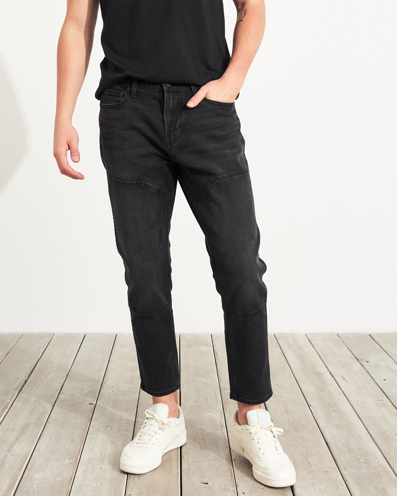 hollister tapered jeans