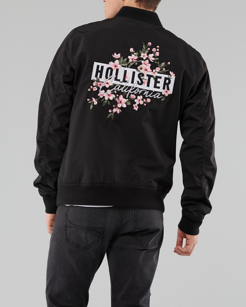 hollister bomber jacket