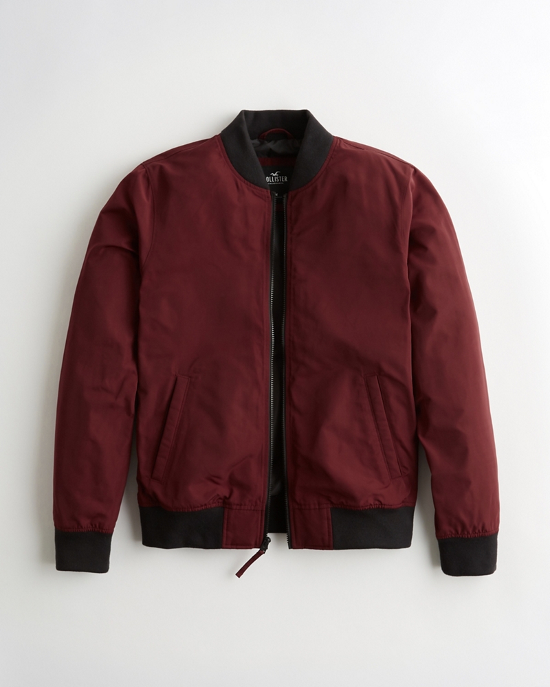 hollister maroon jacket