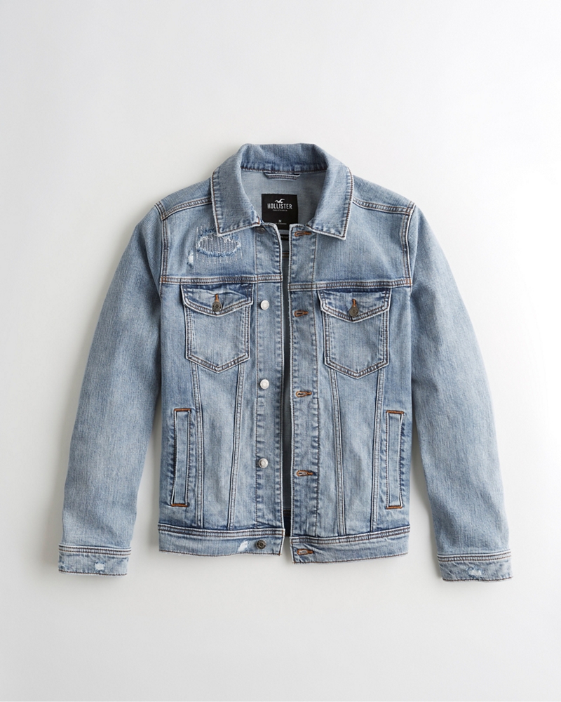 hollister stretch denim jacket