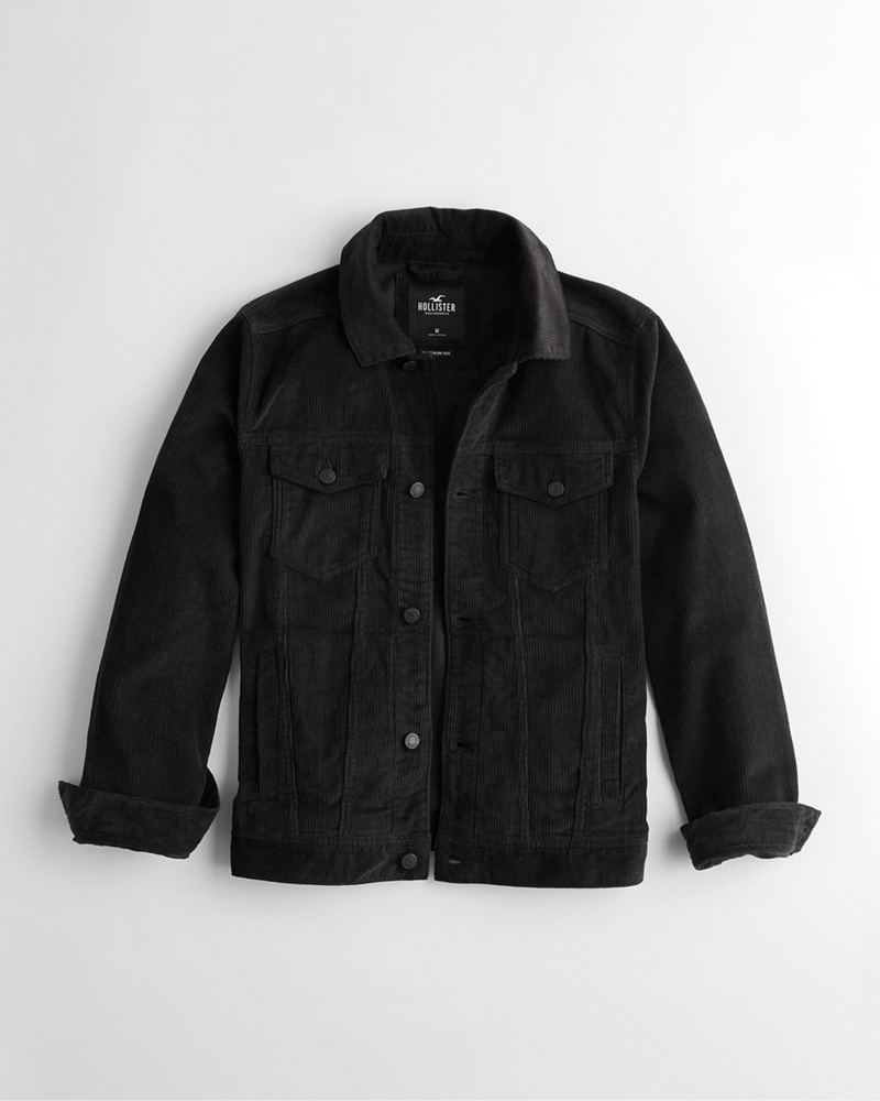 hollister black coat