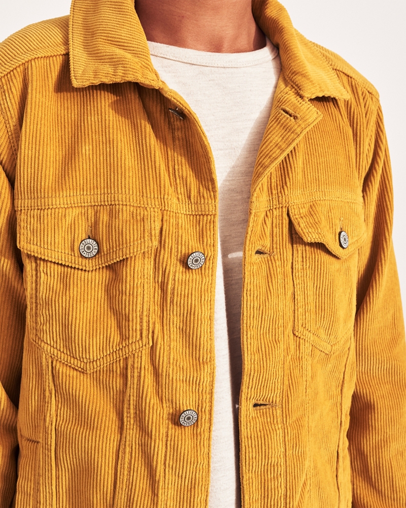 hollister yellow coat