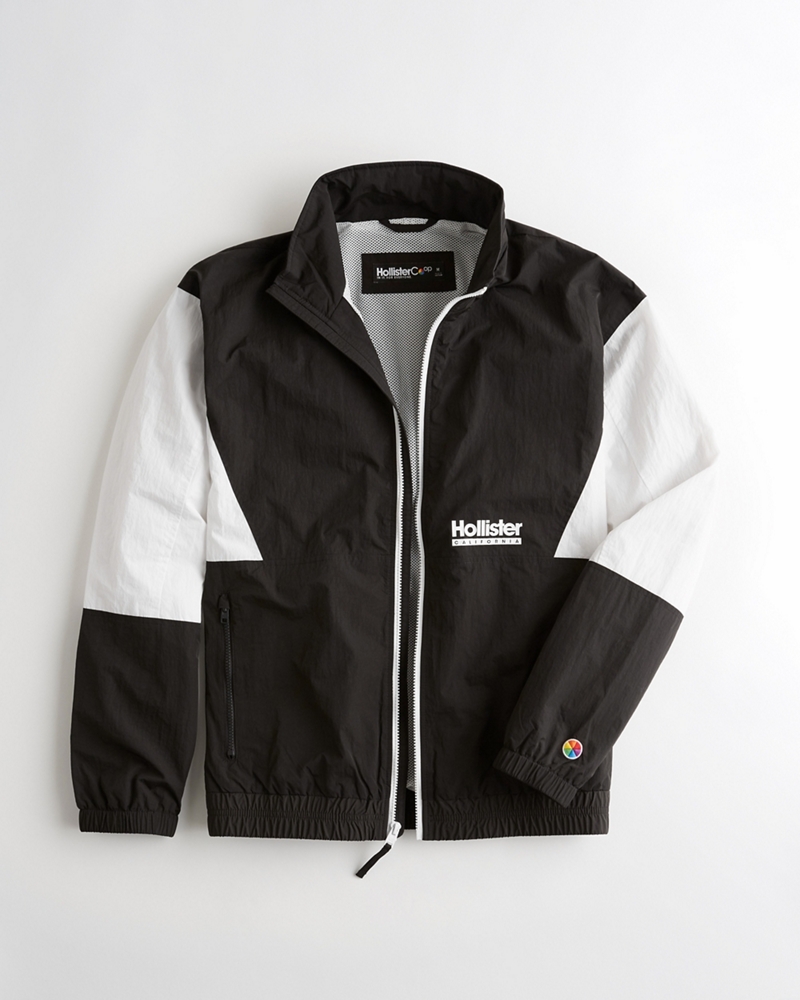 hollister windbreaker girl