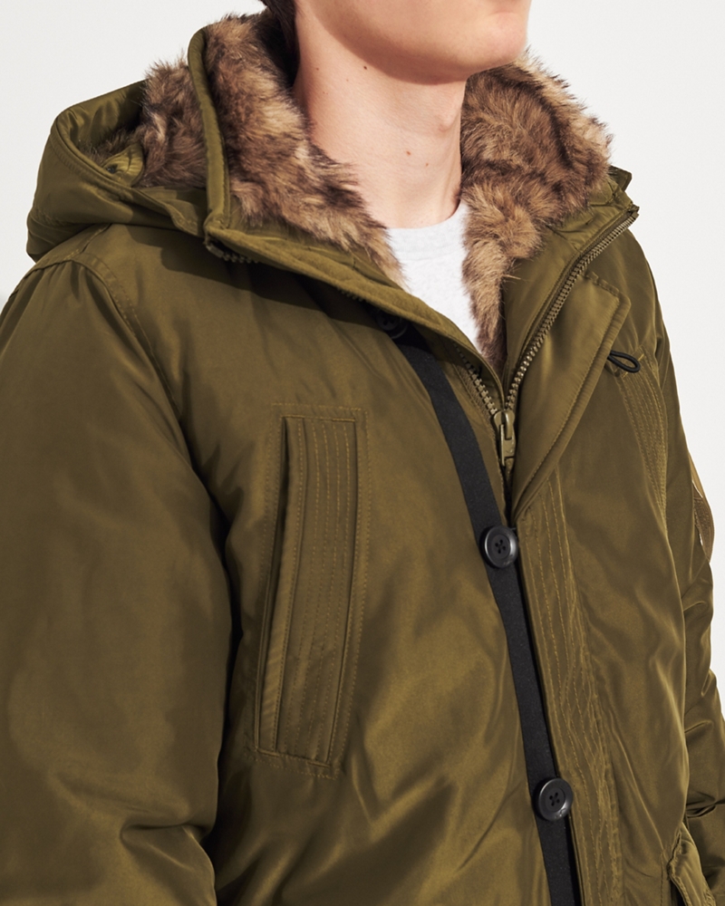hollister mens coats