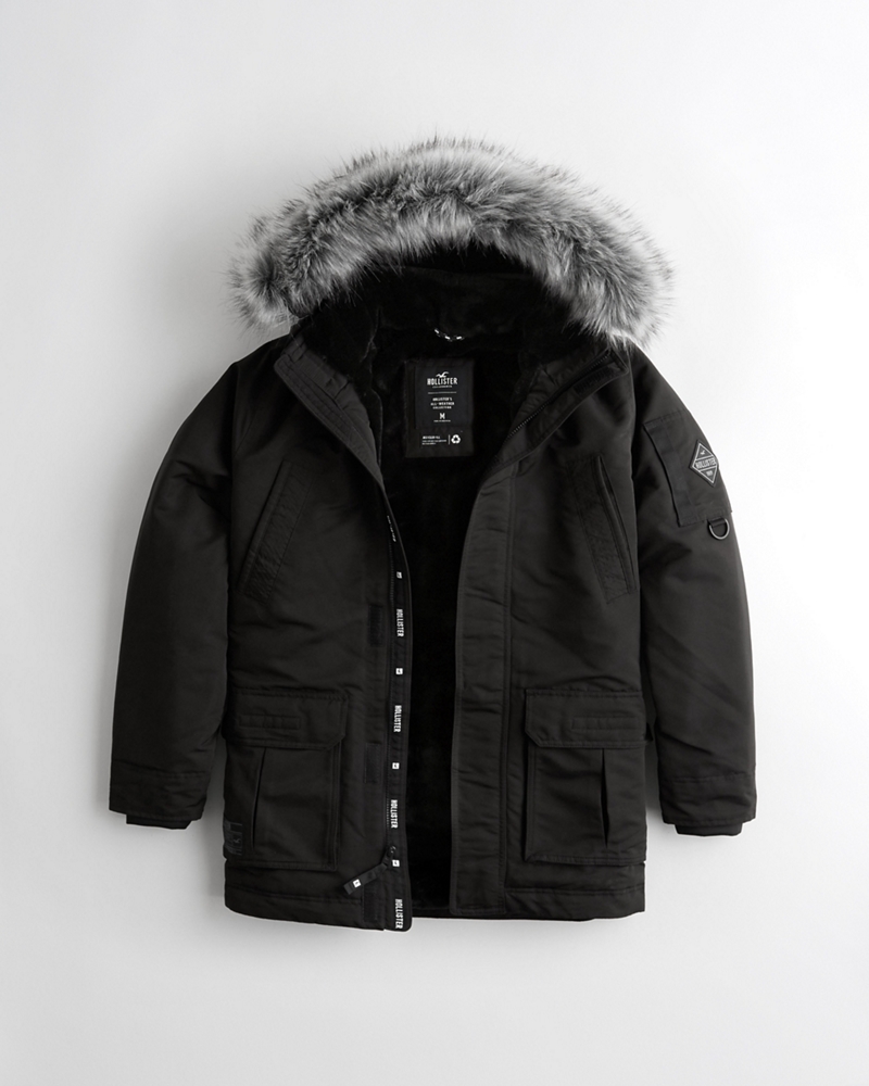 hollister mens coats