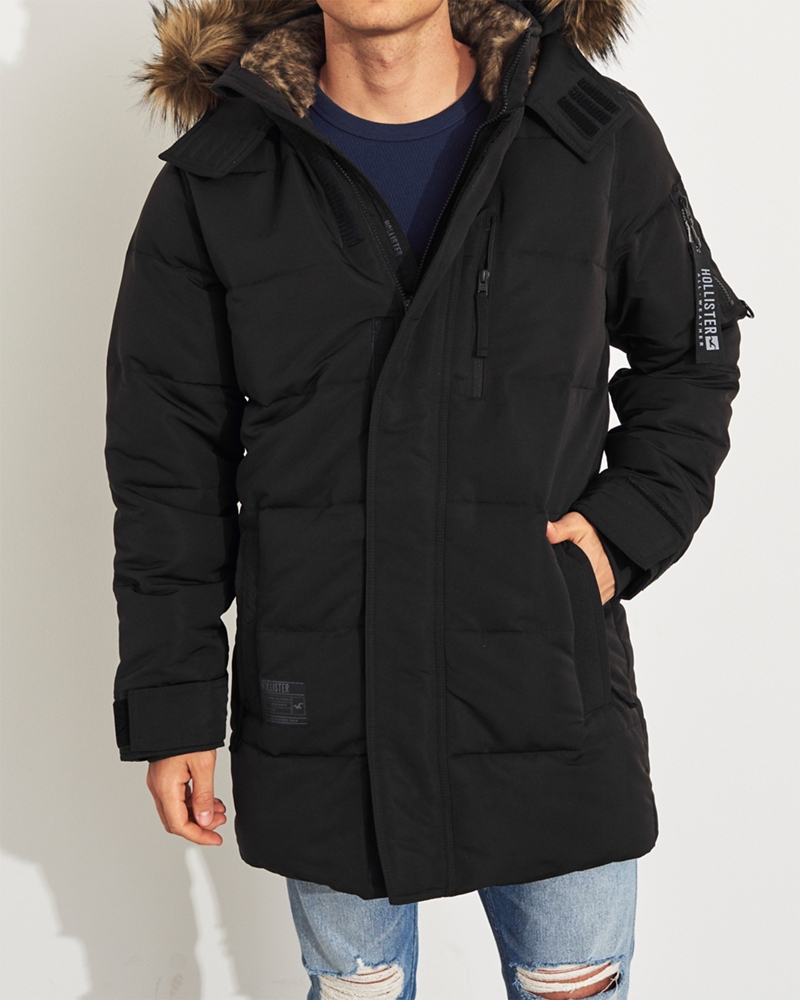 hollister parka sale