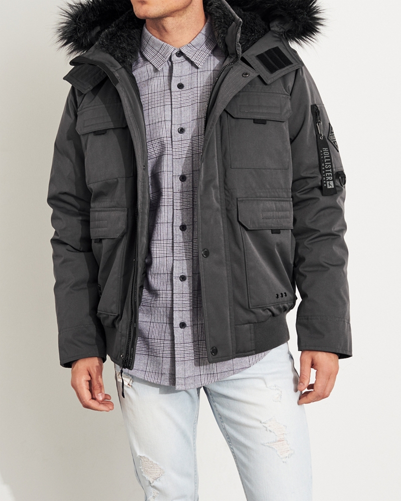 hollister down jackets