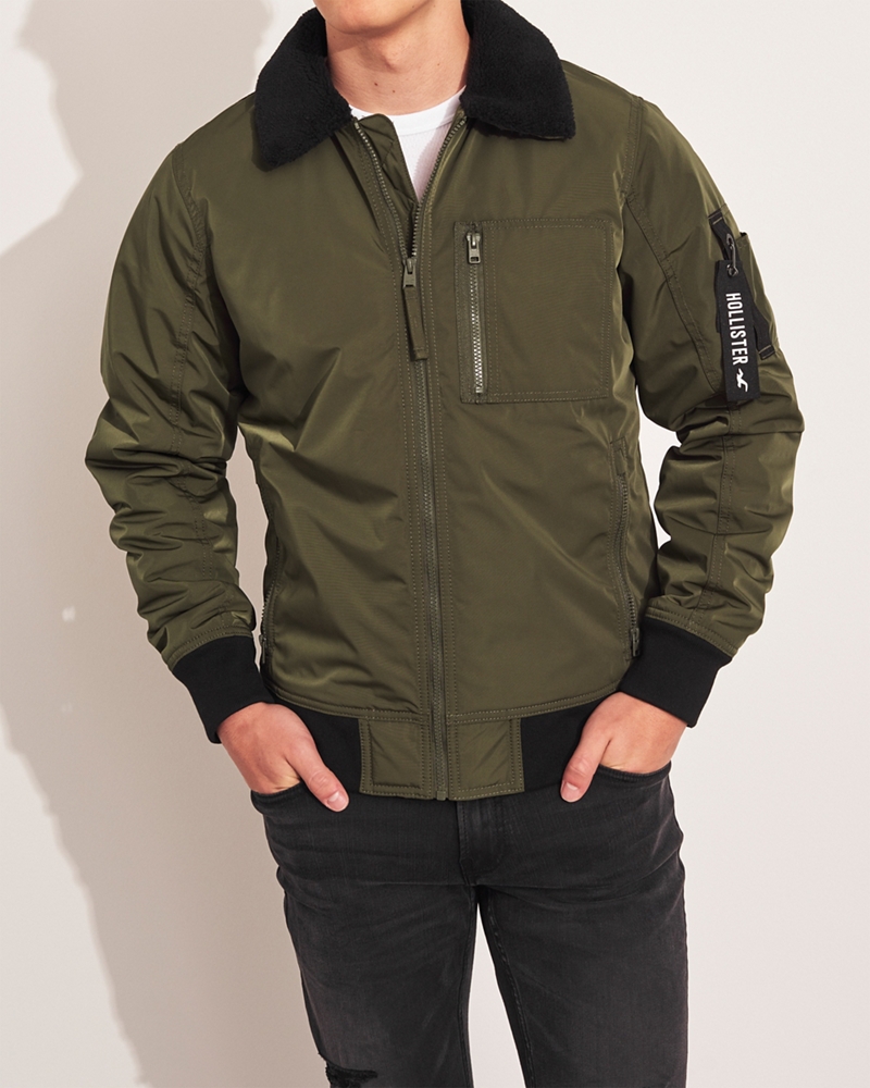 hollister aviator jacket