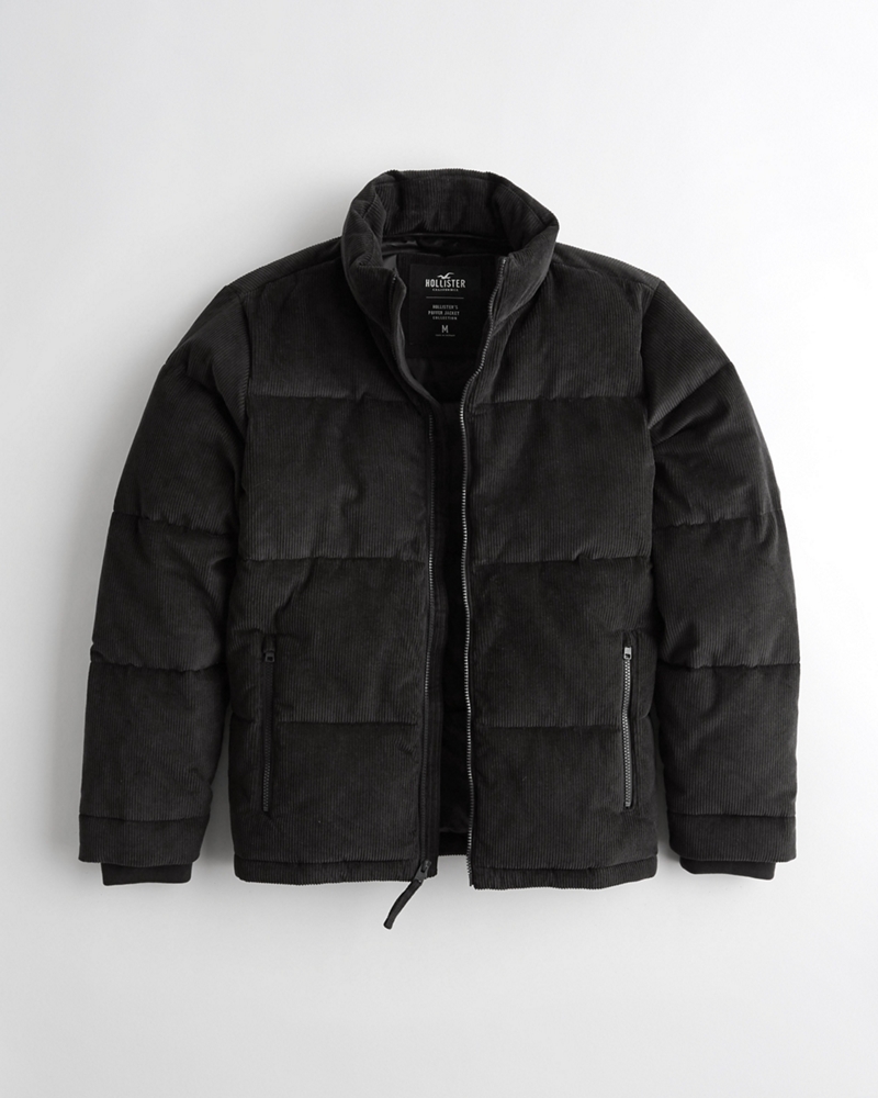 hollister padded coat