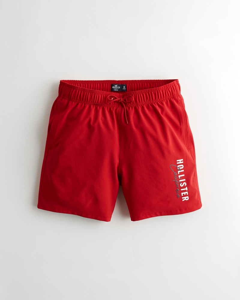 hollister mens swim trunks