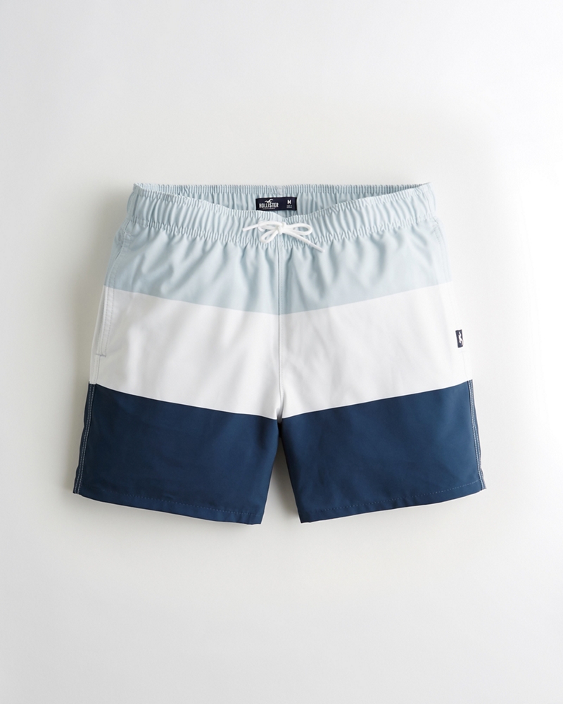 hollister guard fit swim trunks