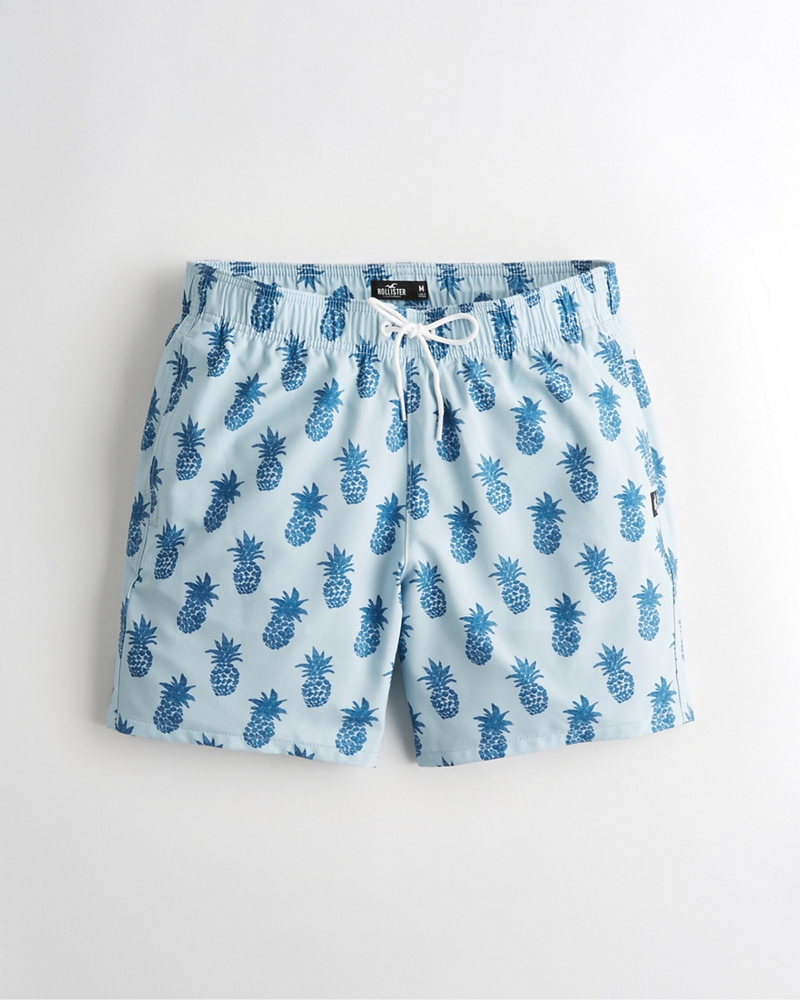 hollister guard fit swim trunks