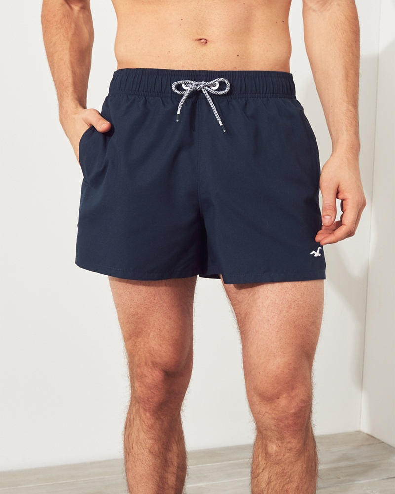 hollister guard fit swim trunks