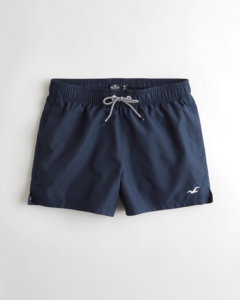 red and white swim trunks