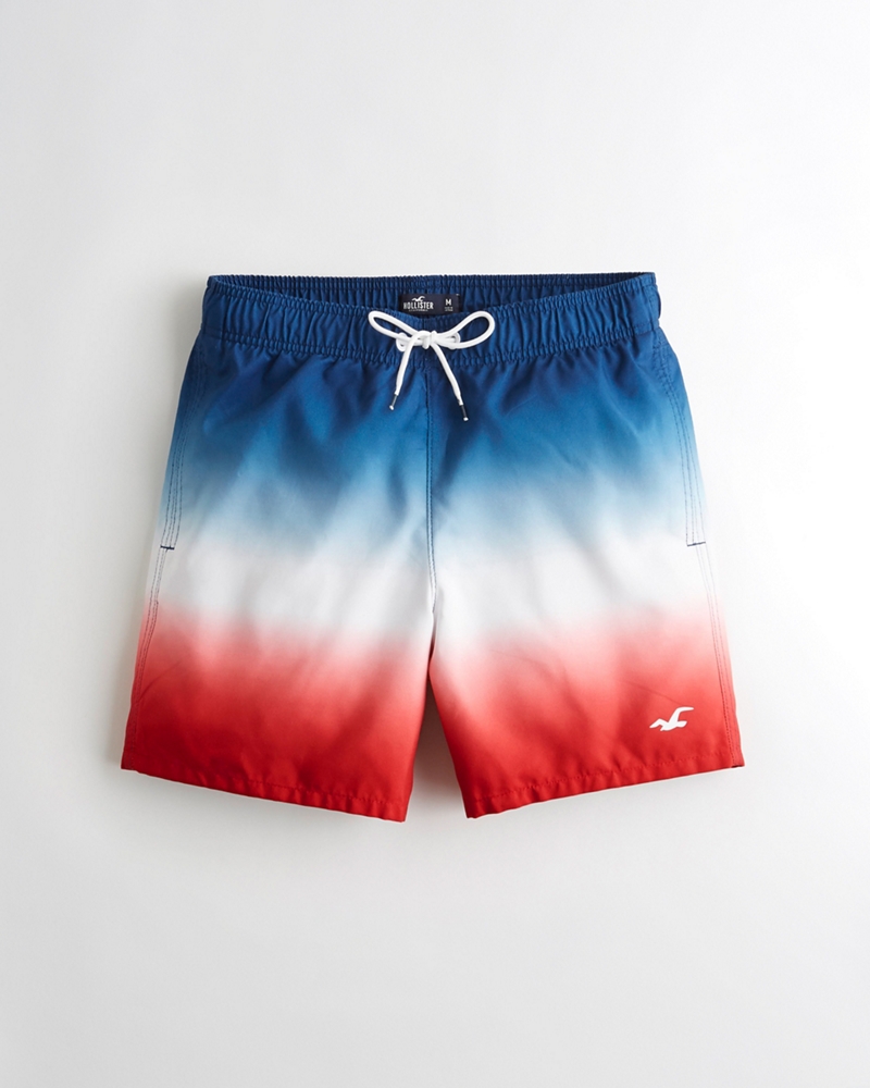hollister guard fit swim trunks