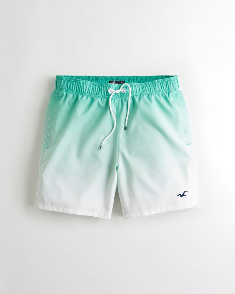 hollister guard fit swim trunks