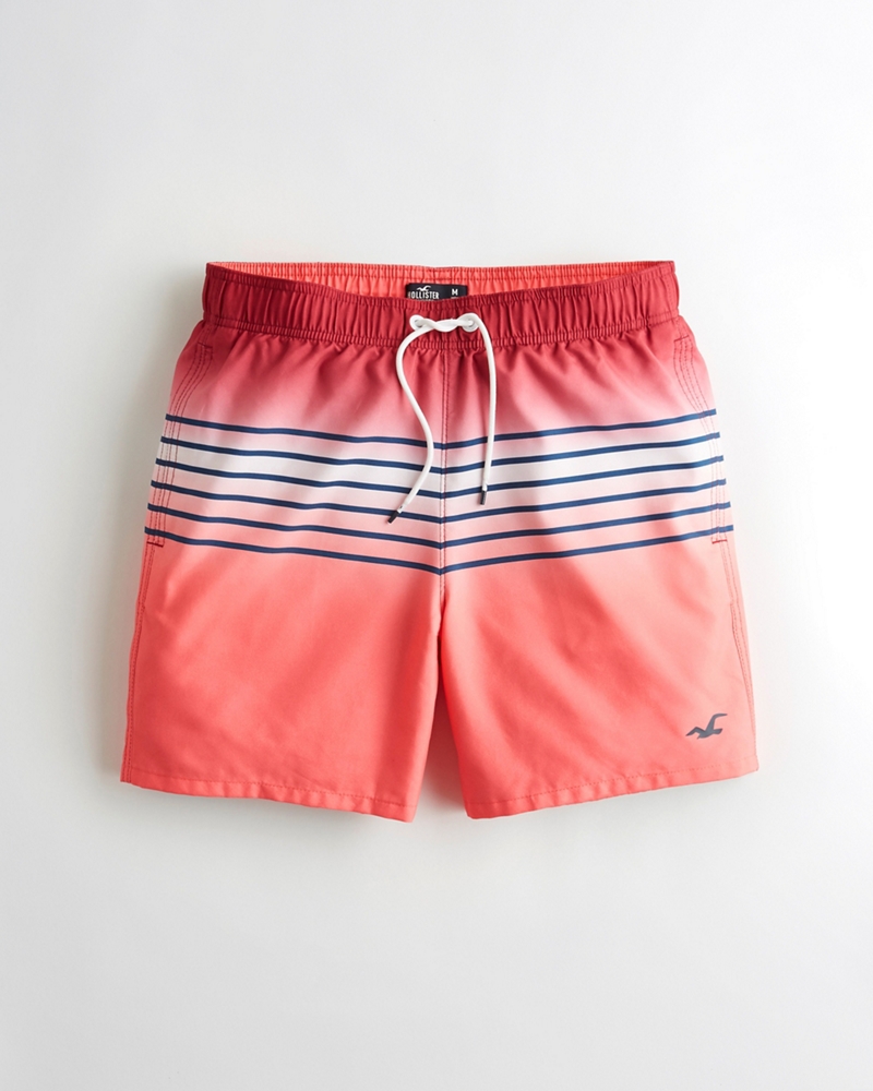 hollister guard fit swim trunks