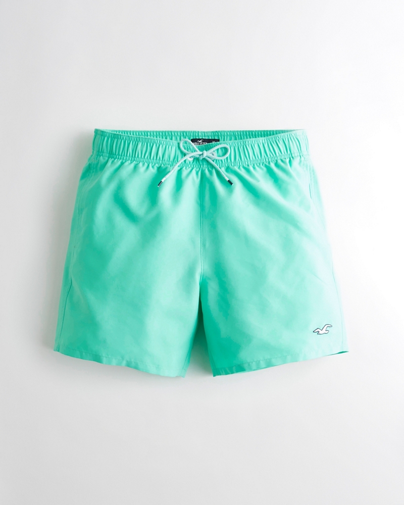 hollister guard fit swim trunks