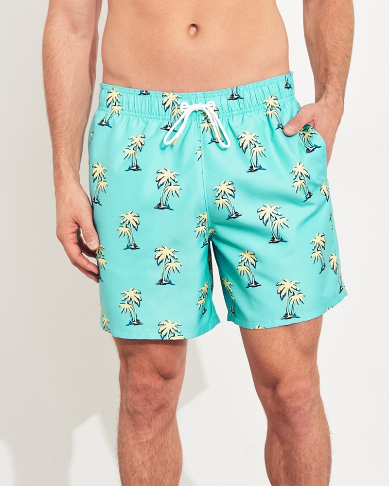 hollister guard fit swim trunks