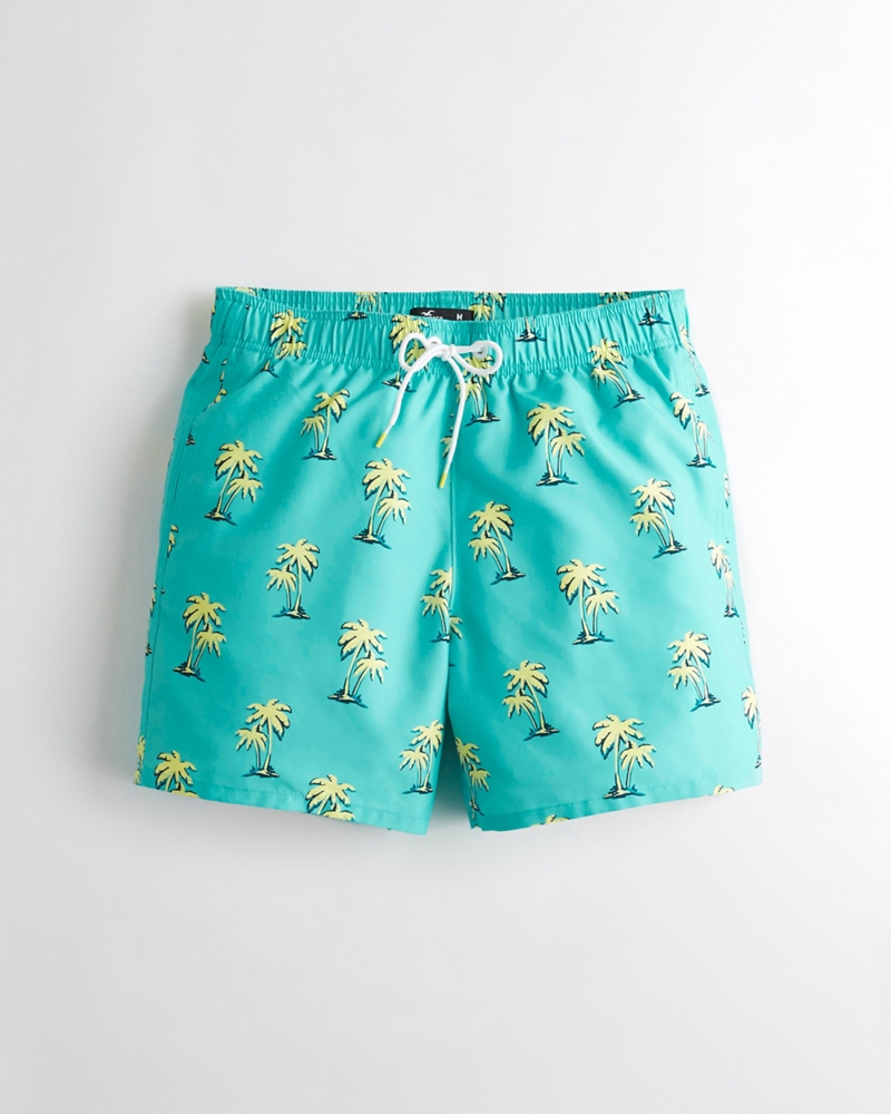 hollister guard fit swim trunks