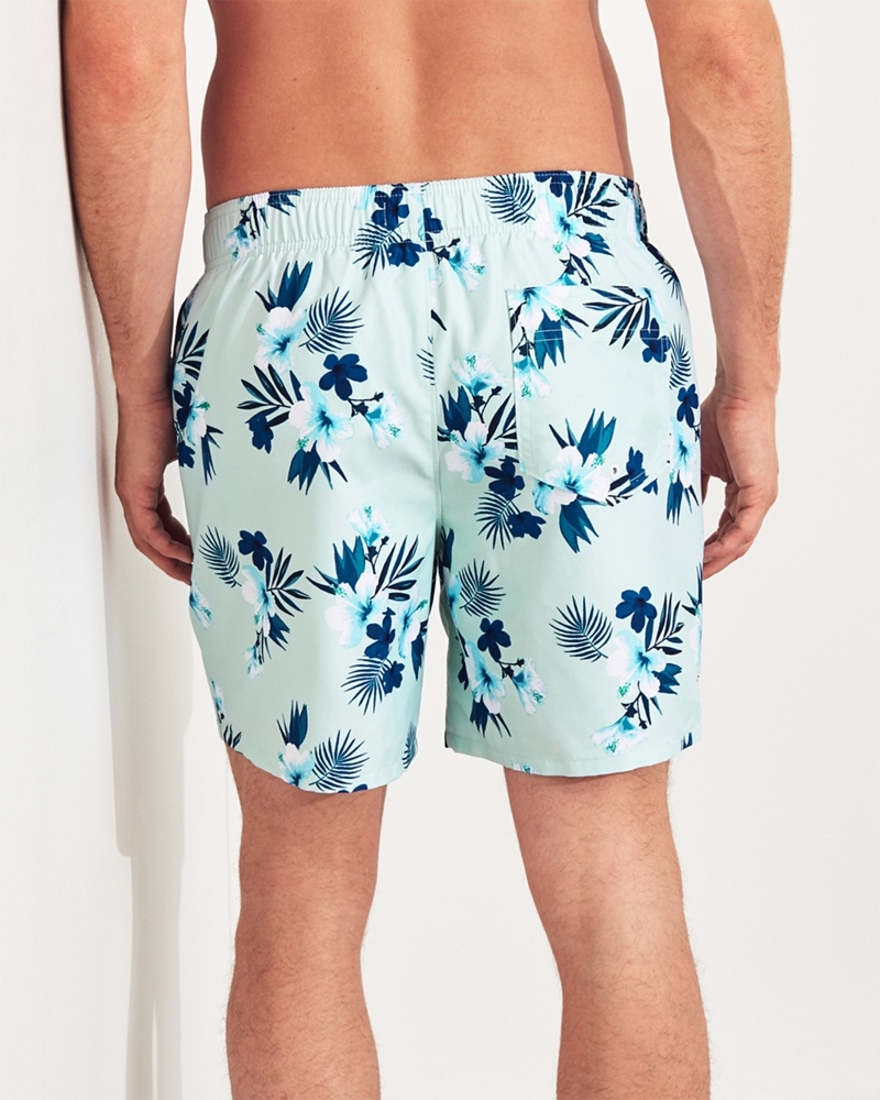 hollister guard fit swim trunks