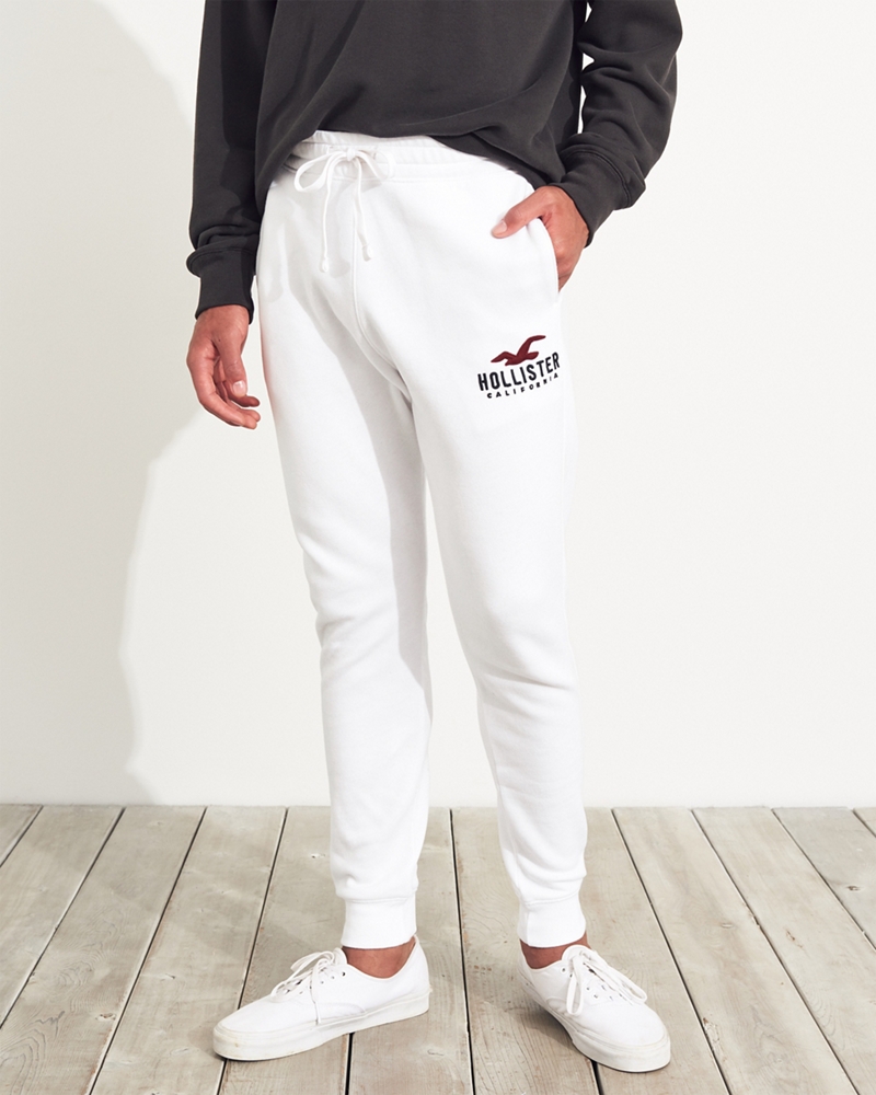 hollister fleece jogger pants