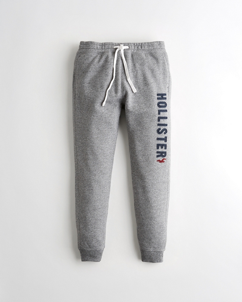 hollister skinny fleece jogger pants