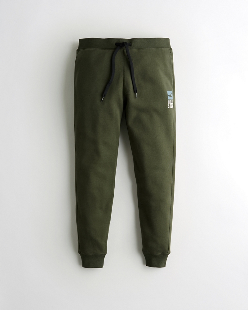 skinny fleece jogger pants hollister