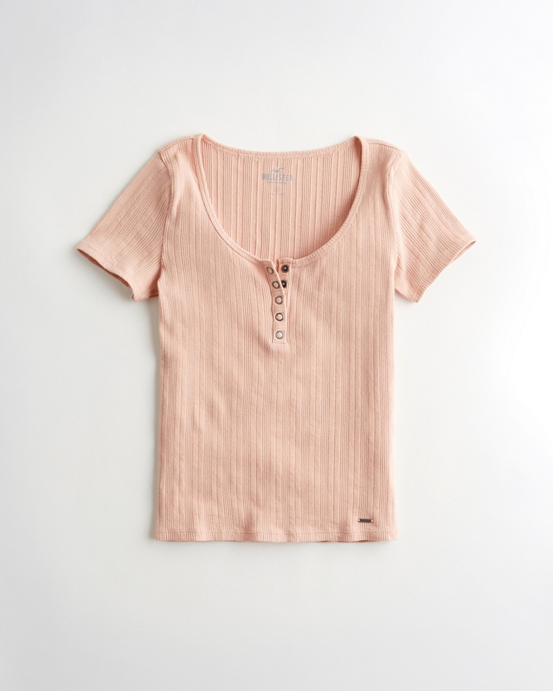 hollister henley top