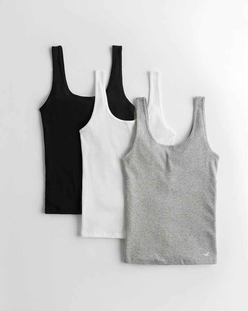layered hollister t shirt