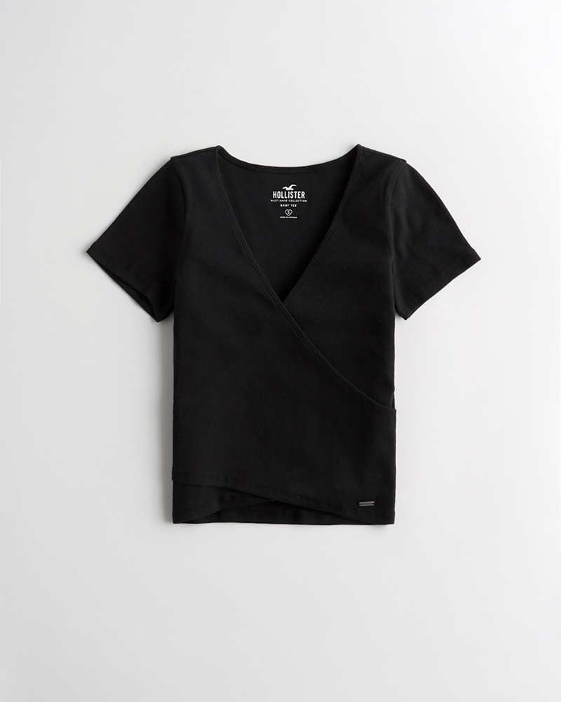 hollister wrap top