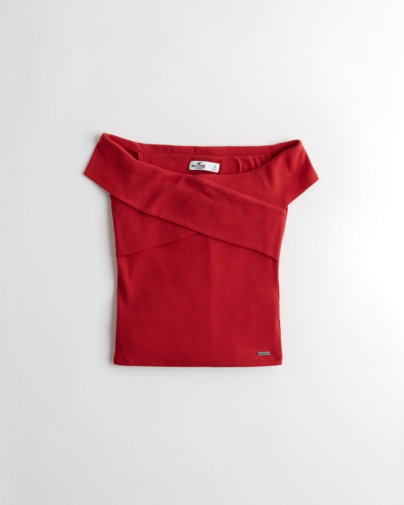 hollister off the shoulder top