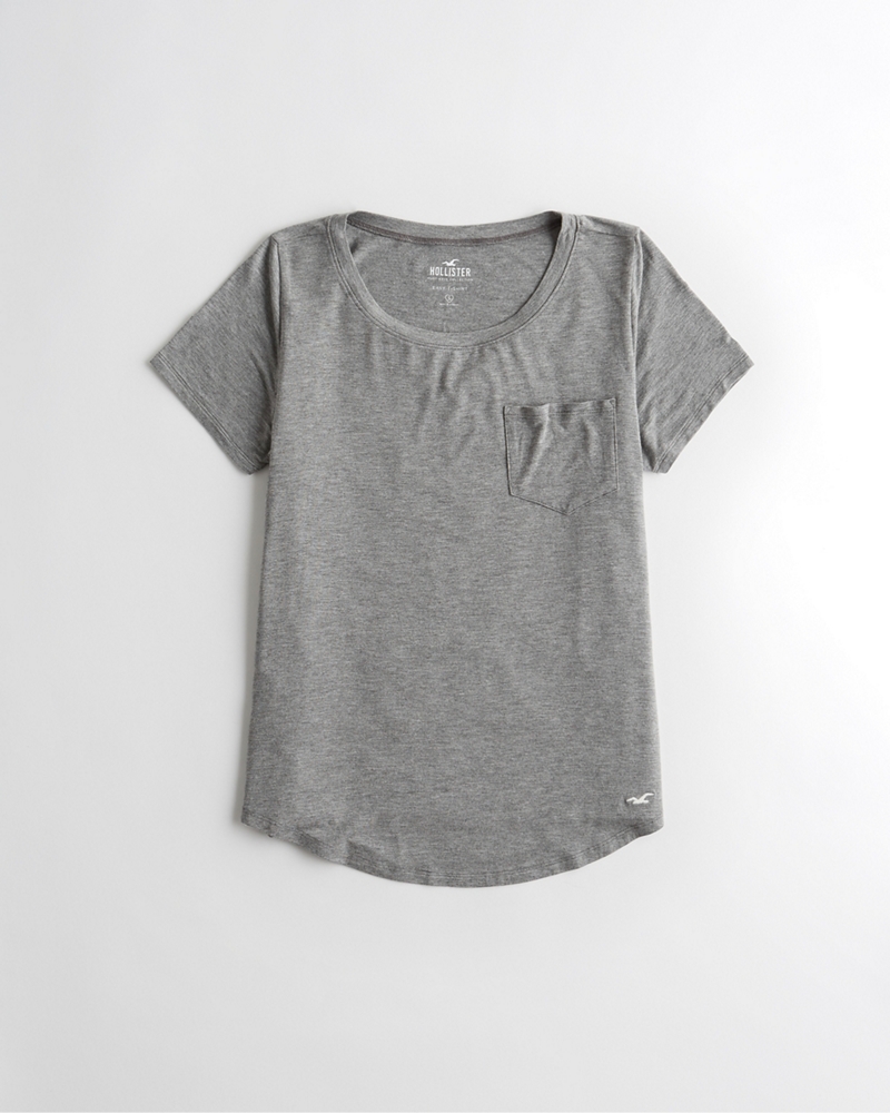 hollister pocket tee