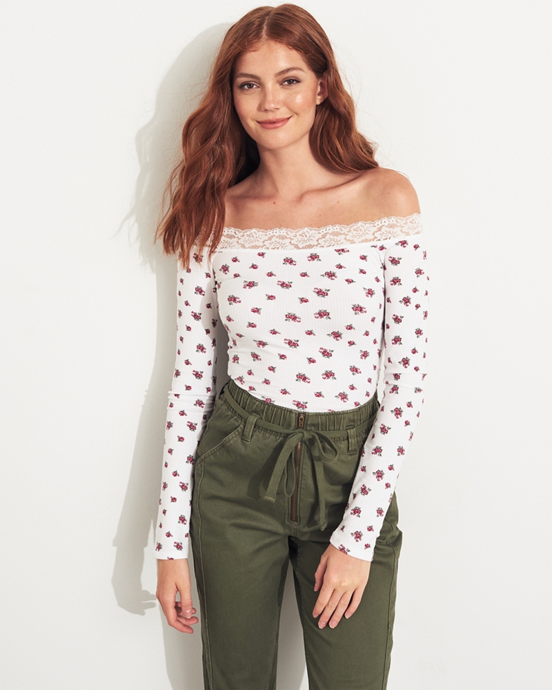 off the shoulder tops hollister