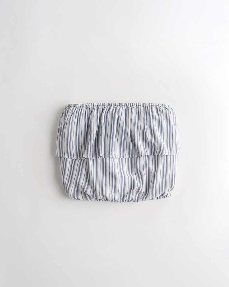 white tube top hollister
