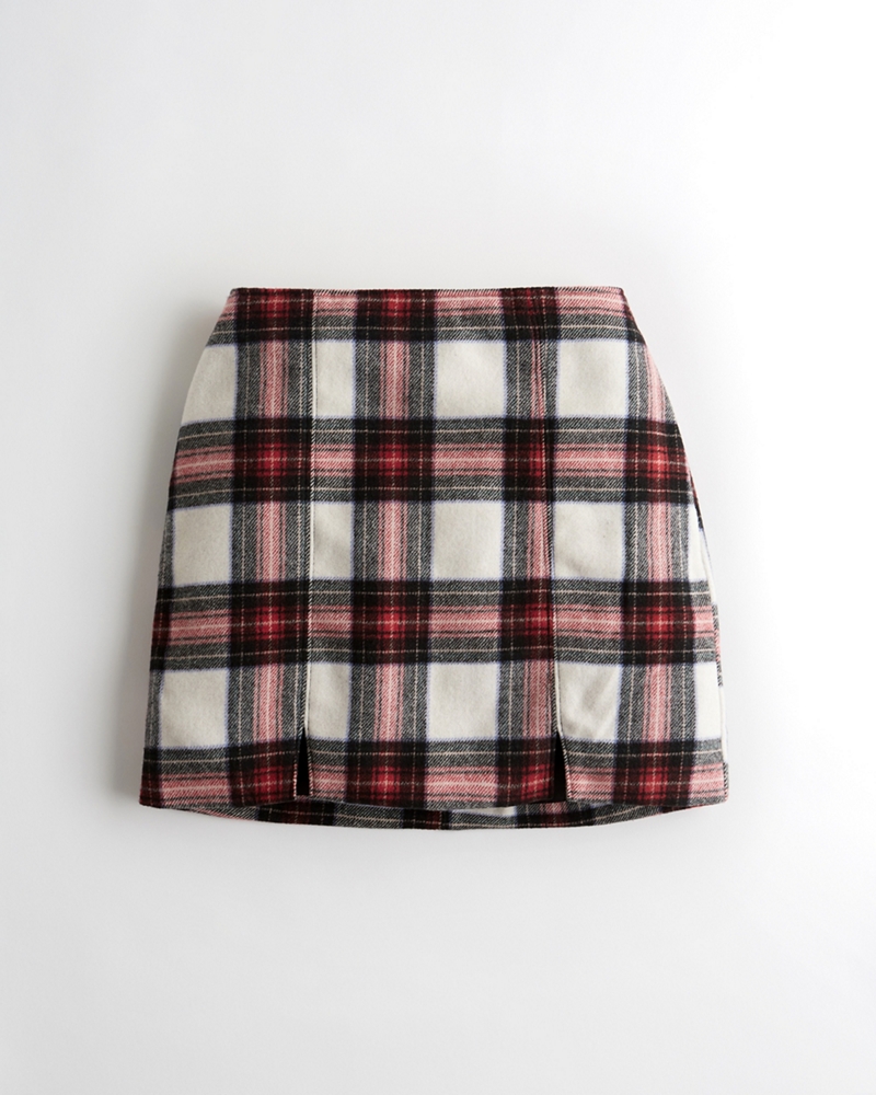 plaid dress hollister