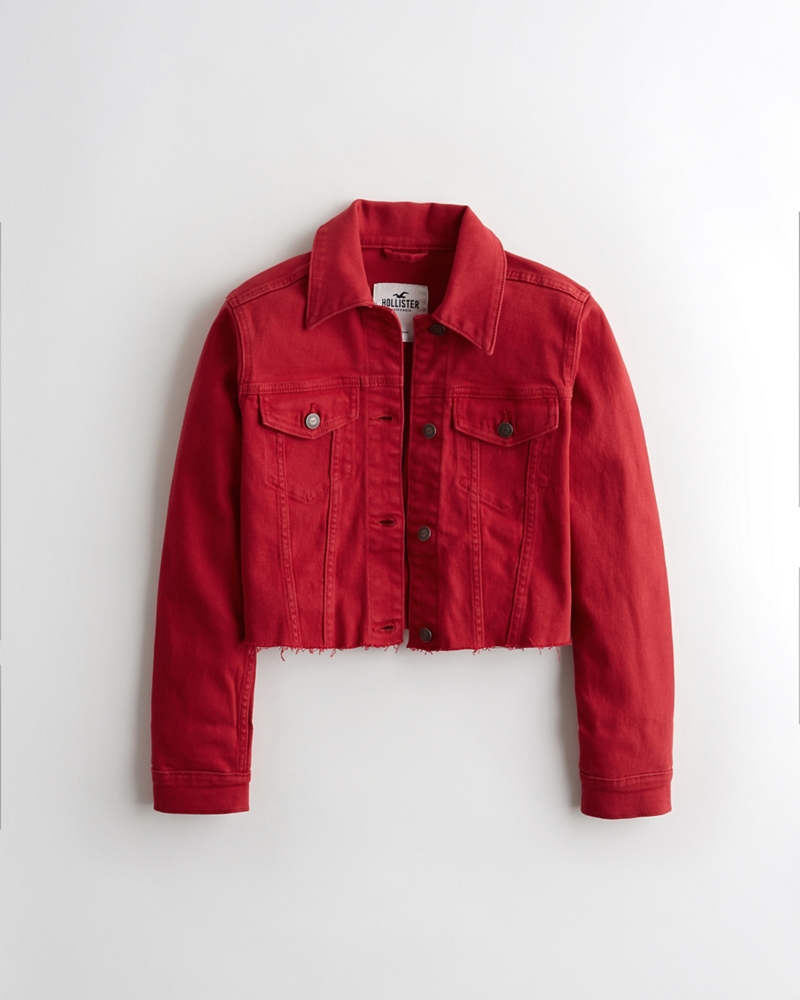 hollister stretch denim jacket