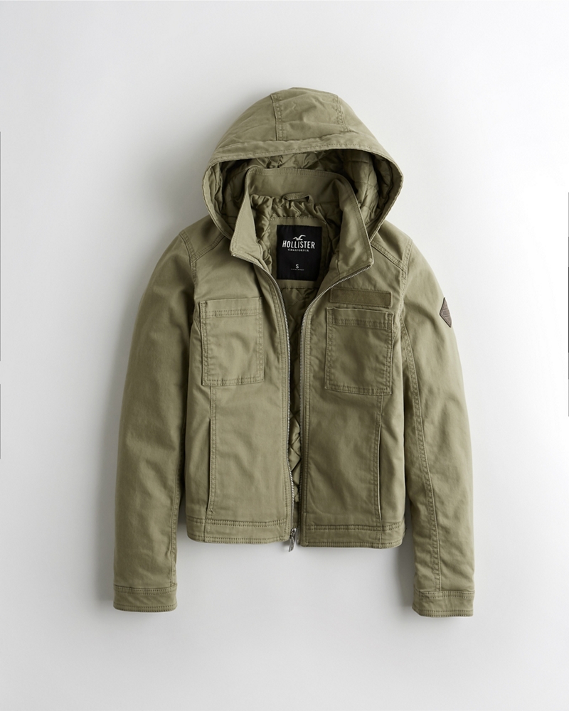 hollister mens jackets clearance