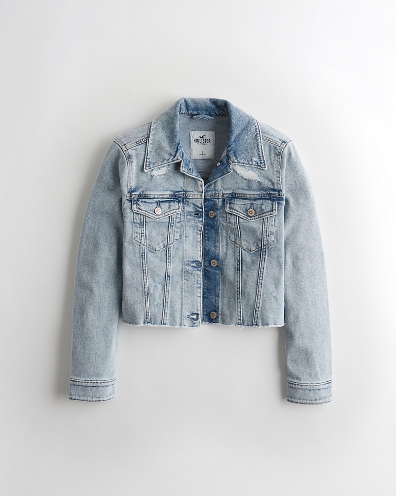 hollister men's denim jacket