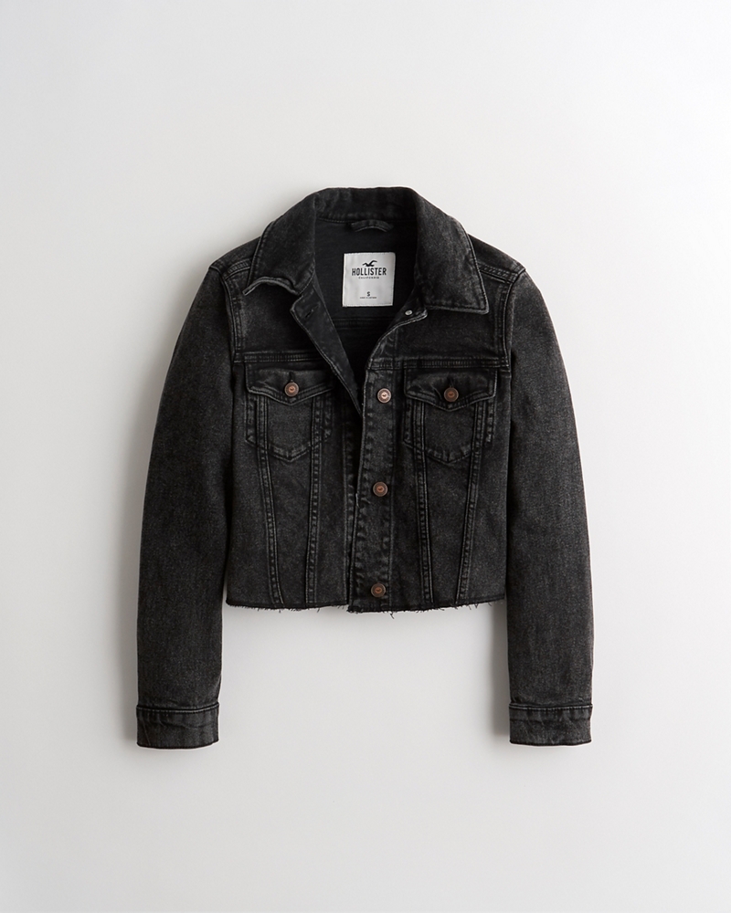 hollister cropped jacket